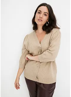 Cardigan con maniche a palloncino, bonprix