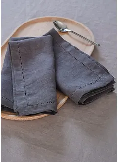 Tovaglioli in lino (pacco da 2), bonprix