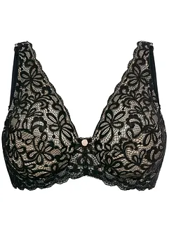 Reggiseno con ferretto e pizzo delicato, bonprix