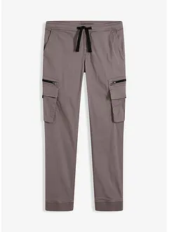 Pantaloni cargo con elastico in vita regular fit, bonprix