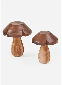 Soprammobile funghi (set 2 pezzi), bonprix