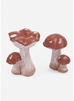 Soprammobile funghi (set 2 pezzi), bonprix