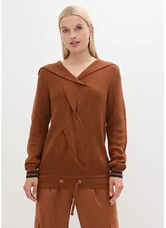 Maglione con cappuccio, bonprix