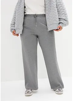 Pantaloni in punto di Roma con piega stirata e cinta comoda, bonprix