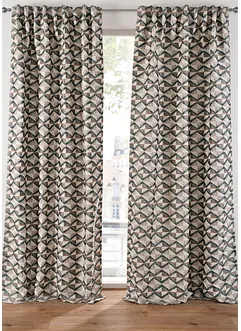 Tenda jacquard in fantasia grafica, bonprix