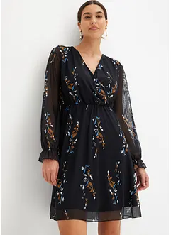 Abito in mesh fantasia, bonprix