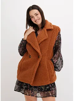 Gilet teddy, bonprix