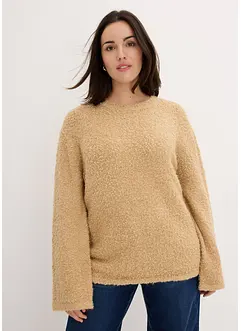 Maglione in bouclé morbido, bonprix