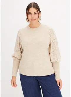 Maglione traforato, bonprix