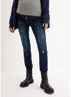 Jeans prémaman in look sdrucito skinny, bonprix