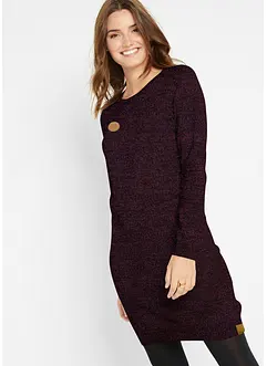 Abito in maglia fine sciancrato, bonprix