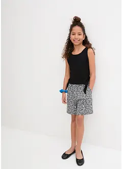 Top e shorts (set 2 pezzi) con cotone biologico, bonprix