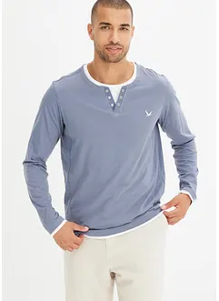 Maglia 2 in 1 a maniche lunghe (pacco da 2), bonprix