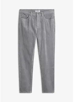 Pantaloni in velluto elasticizzato dal taglio comfort, slim fit, bonprix