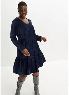Miniabito in velluto elasticizzato, bonprix