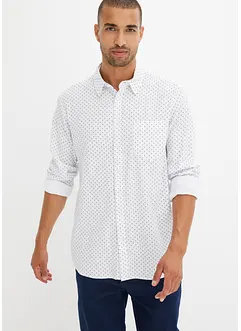 Camicia a maniche lunghe in flanella di cotone, bonprix