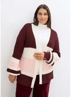 Cardigan aperto a righe, bonprix