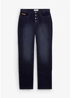 Pantaloni di velluto a coste elasticizzati, straight, bonprix