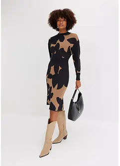 Abito midi in maglia, bonprix