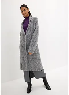 Cardigan in bouclé di misto lana, bonprix