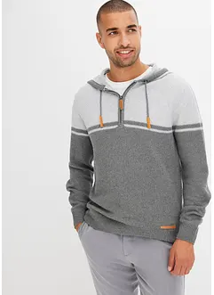 Maglione con cappuccio, bonprix