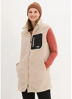 Gilet in pile teddy, bonprix