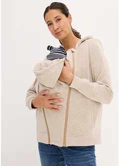 Giacca in pile prémaman 2 in 1 con inserto babywearing, bonprix