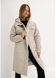 Parka lungo imbottito, bonprix