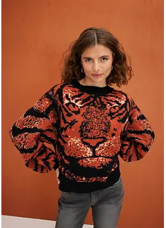 Maglione con tigre, bonprix