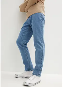 Jeans elasticizzati classic fit con cinta elasticizzata ai lati, straight, bonprix