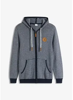 Cardigan con cappuccio in puro cotone, bonprix