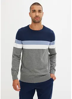 Maglione in filato fine con puro cotone, bonprix