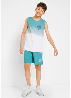 Canotta e pantaloncini in cotone biologico (set 2 pezzi), bonprix