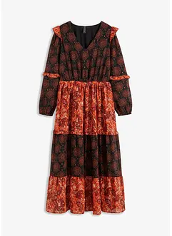 Abito midi in chiffon, bonprix