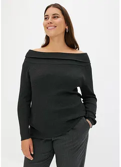 Maglione con spalle scoperte, bonprix