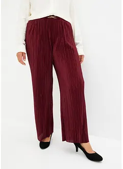 Pantaloni palazzo plissettati, bonprix