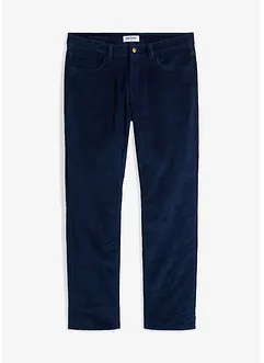 Pantaloni termici in velluto a coste con fodera in flanella relaxed fit, straight, bonprix