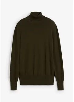 Dolcevita basic in filato fine, bonprix