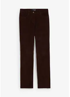 Pantaloni di velluto a coste elasticizzati, straight, bonprix