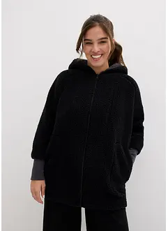 Giacca in pile teddy oversize, bonprix