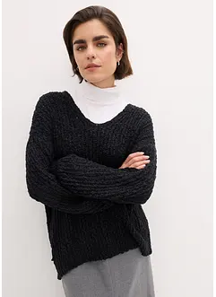 Maglione in filato bouclé, bonprix