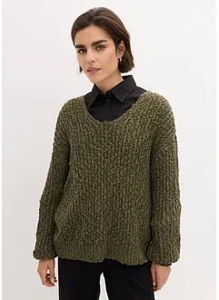 Maglione in filato bouclé, bonprix