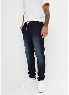 Jeans in felpa con elastico in vita regular fit, straight, bonprix