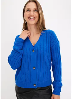 Cardigan corto a coste, bonprix