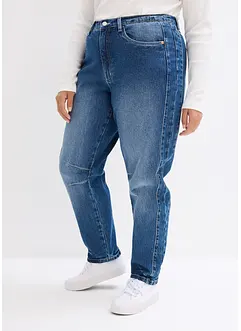 Mom jeans a vita alta, bonprix