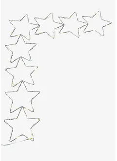 Decorazione da porta LED con stelle, bonprix