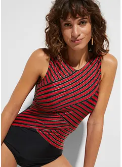 Costume intero con effetto a portafoglio e effetto modellante medio, bonprix