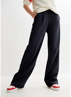 Pantaloni a palazzo con pinces, bonprix