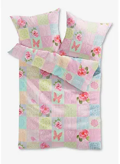 Biancheria da letto con stampa patchwork, bonprix