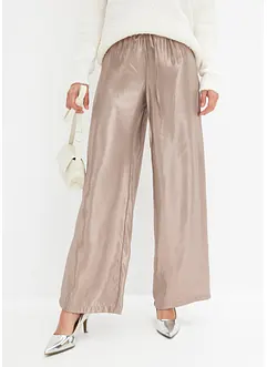 Pantaloni in satin lucido, bonprix